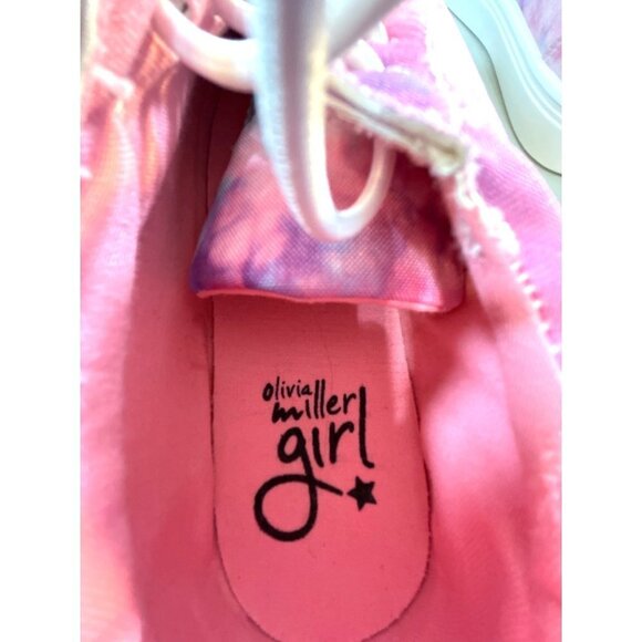 Olivia Miller Girls Slip on Sneakers Multicolored Ty Dye Size 1 - Picture 3 of 8